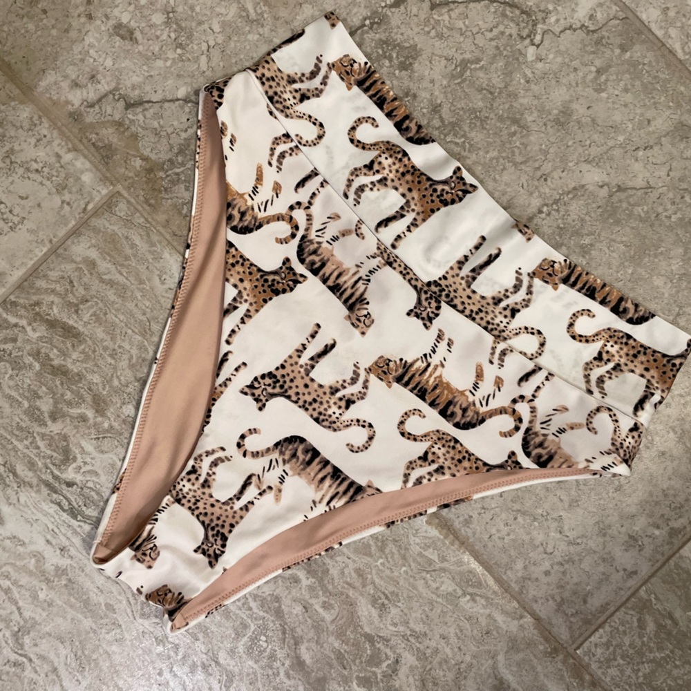 Aerie High Cut Cheeky Bikini Bottom